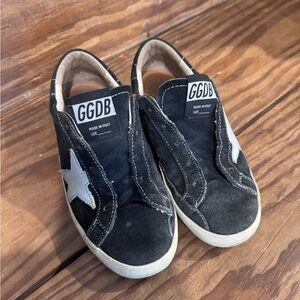Golden Goose Kids Black and White Star Sneakers Size 31